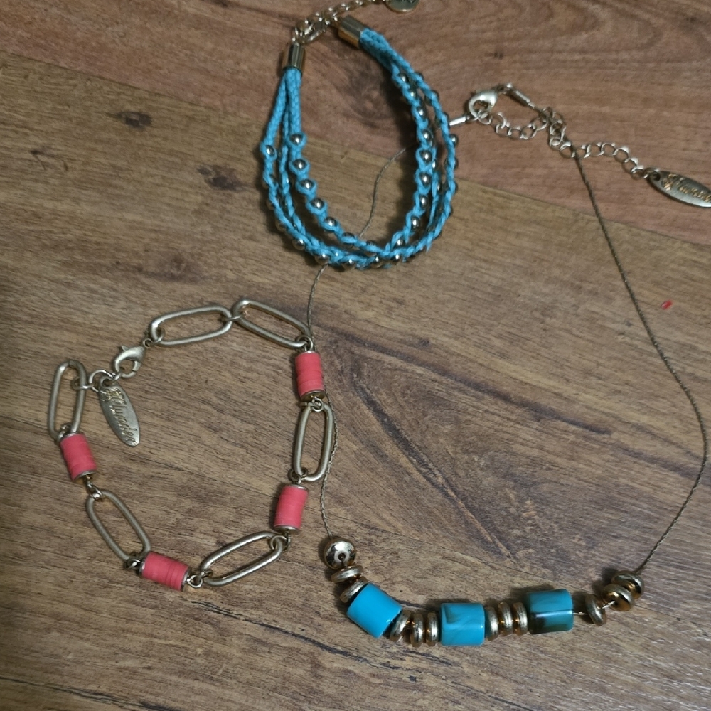 Plunder Gold and Turquoise Bracelet Set